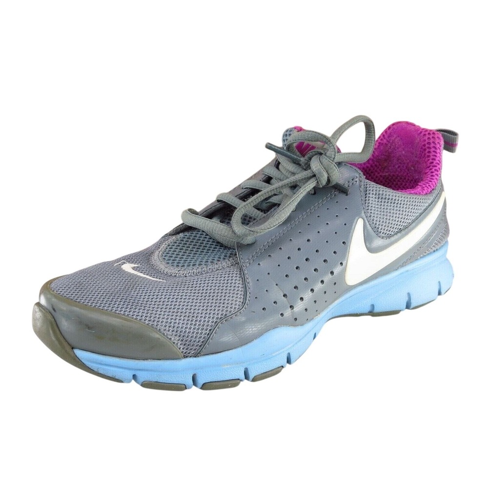 Nike In-Season TR‎ Women Training Shoe Size 7 Gym Cross Trainer Gray Blue Pink